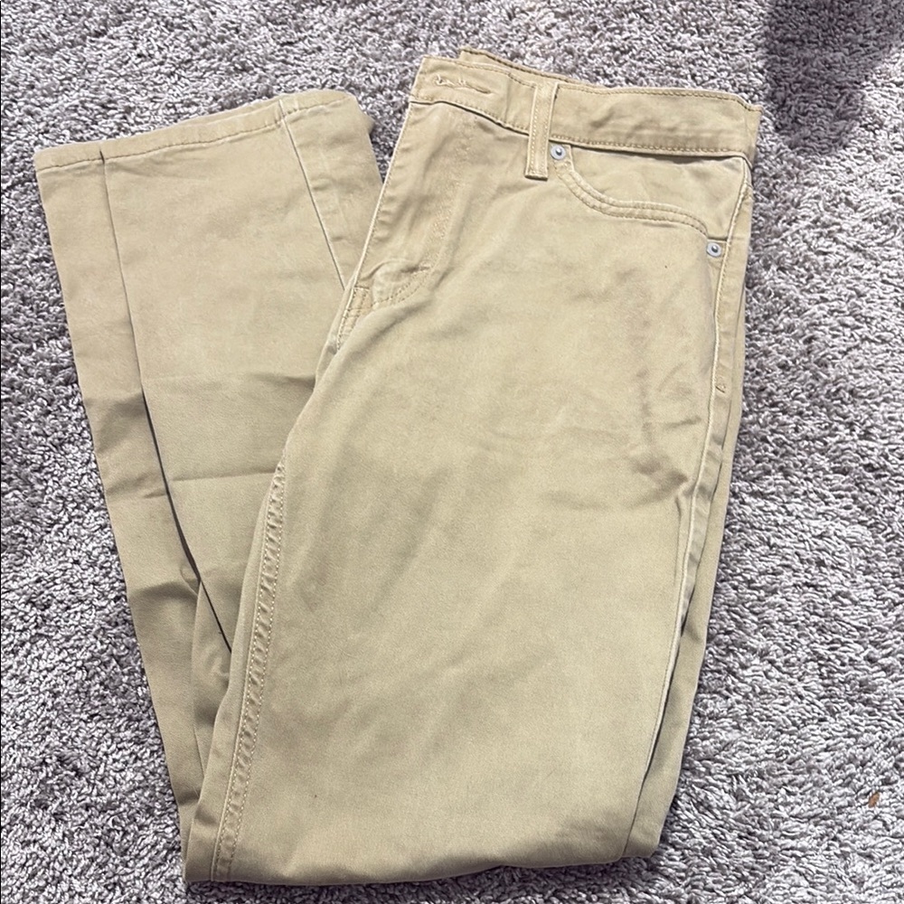Levi's Tan Chinos Classic Straight-Leg